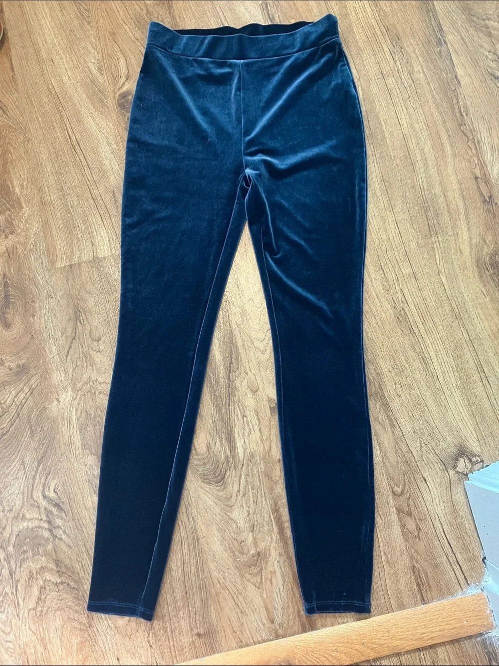 J. Crew Navy Velvet Leggings small